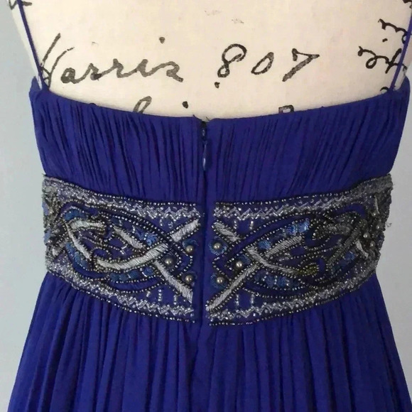 Aidan Mattox blue cocktail dress - Picture 6 of 8